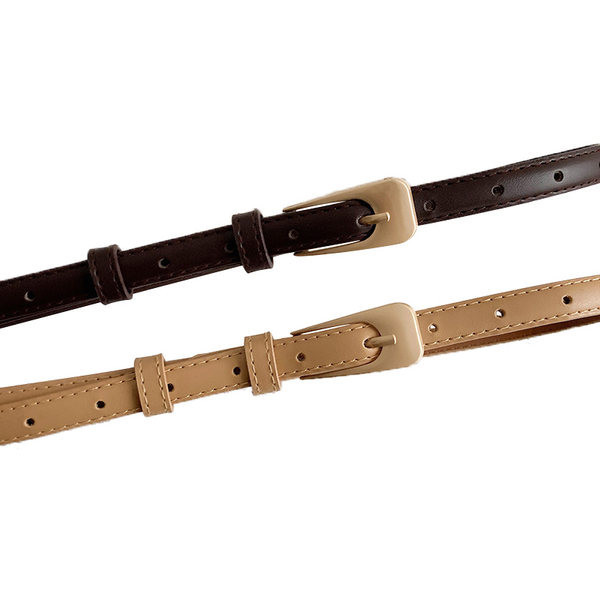 Új modell bőr női öv fekete és barna színben