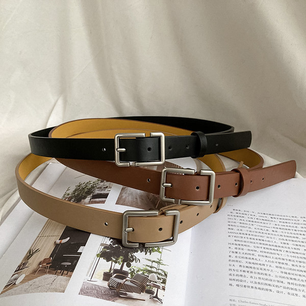 Női öv fém rögzítéssel - három színben