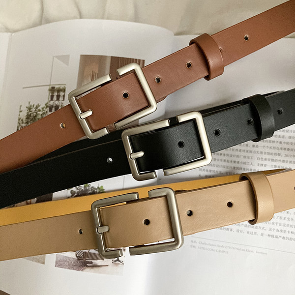 Női öv fém rögzítéssel - három színben