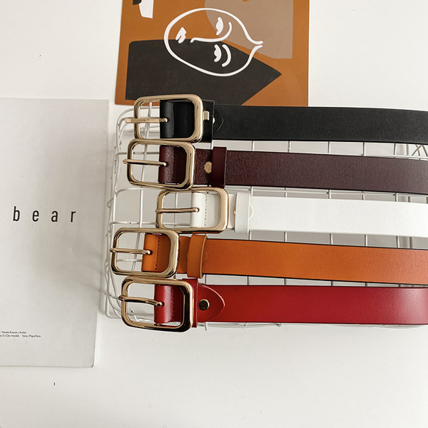 Női bőr öv több színben