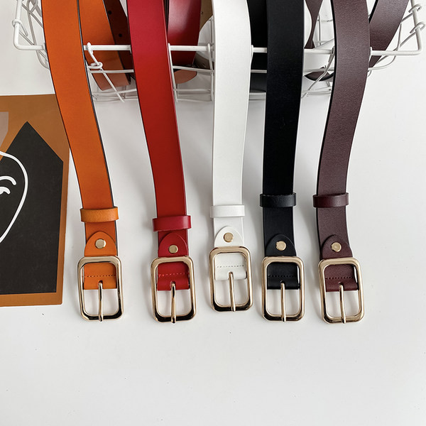 Női bőr öv több színben