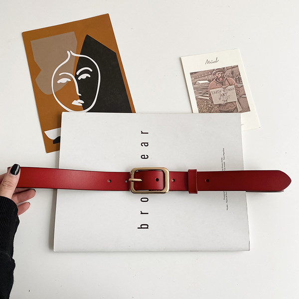 Női bőr öv több színben