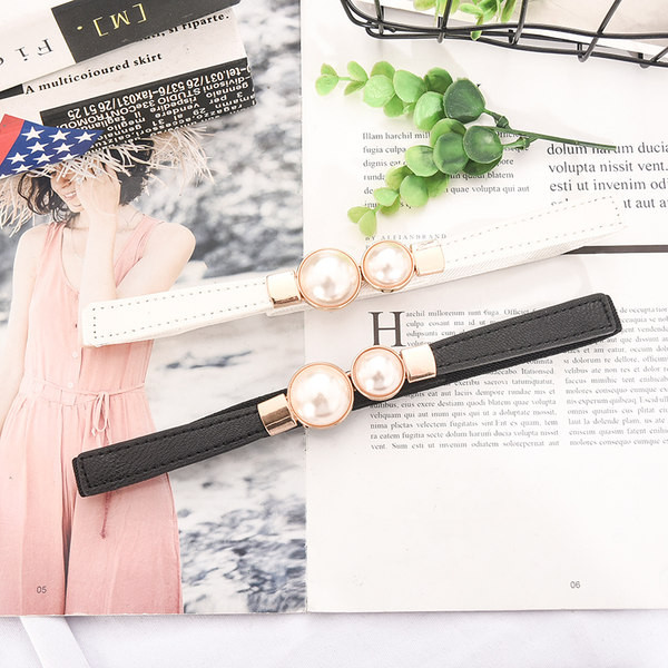 Női bőr öv két színben