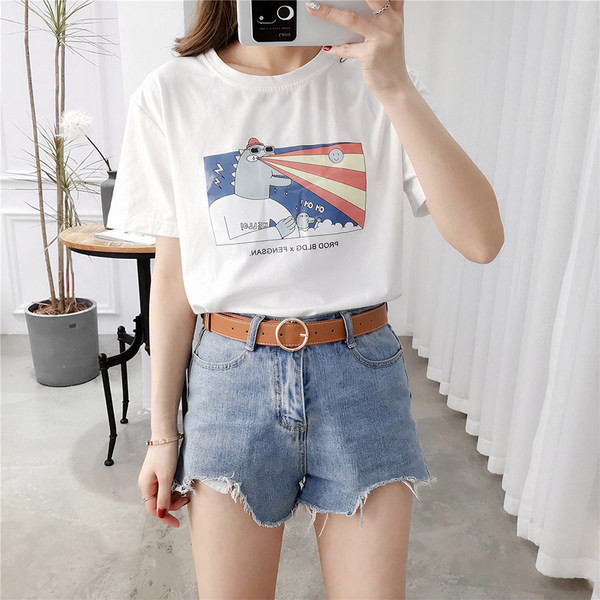 Napi bőröv kerek csattal