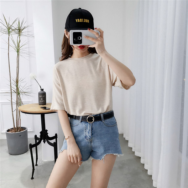 Napi bőröv kerek csattal