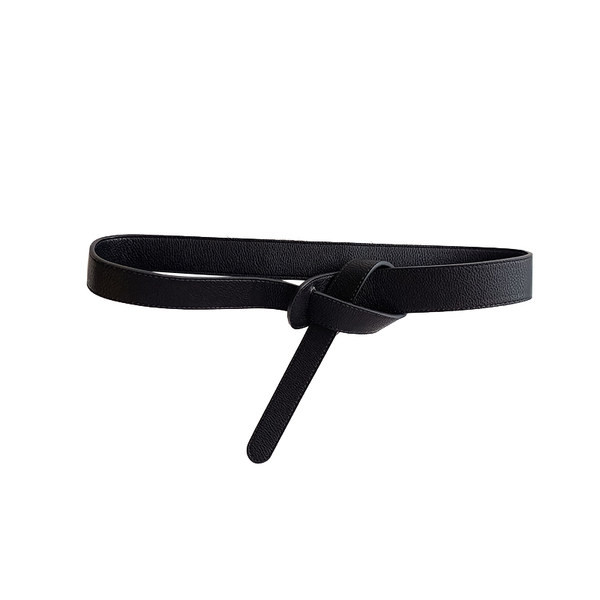 Modern bőr öv fekete és barna színben nőknek