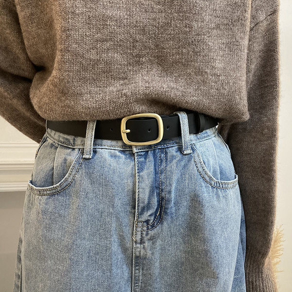 Műbőr öv - két színben