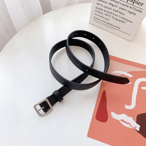 Műbőr öv és csat