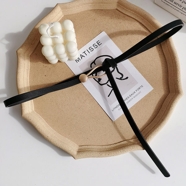 Női öko bőr öv fekete és barna színben