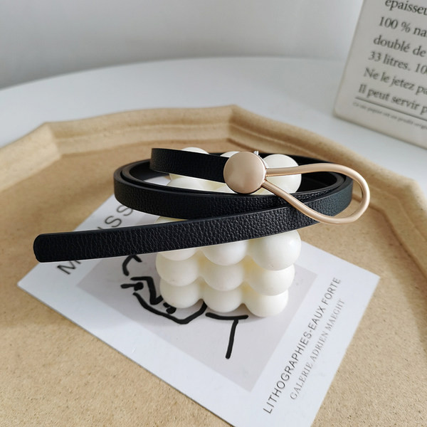 Női öko bőr öv fekete és barna színben