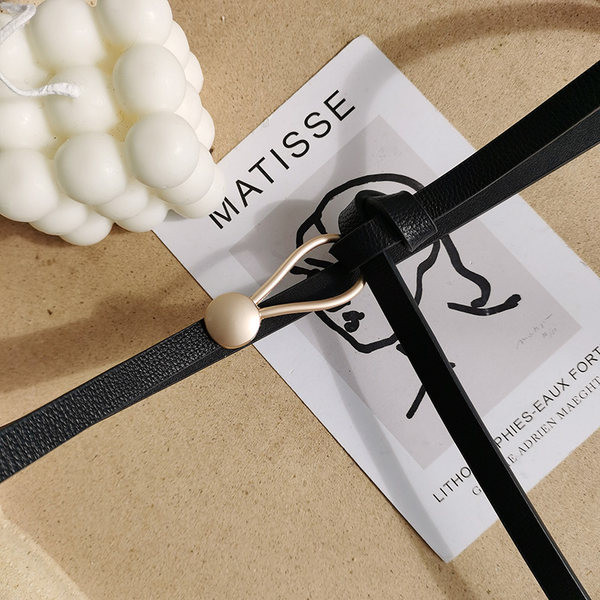 Női öko bőr öv fekete és barna színben