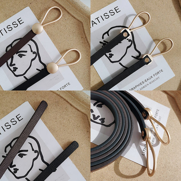 Női öko bőr öv fekete és barna színben