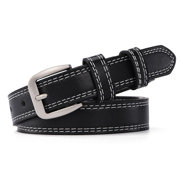 Fém csattal ellátott női öv - műbőr