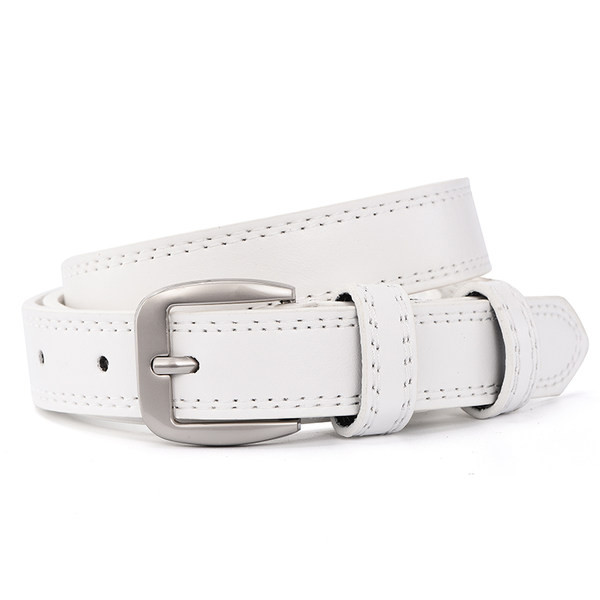 Fém csattal ellátott női öv - műbőr