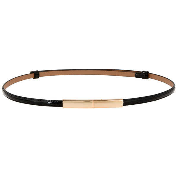 Vékony dekoratív öv fém rögzítéssel