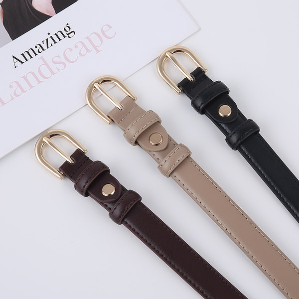 Bőr mindennapi női öv