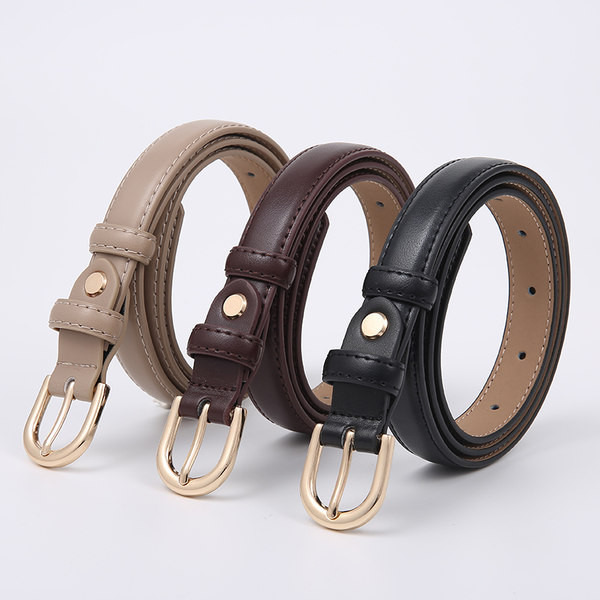 Bőr mindennapi női öv