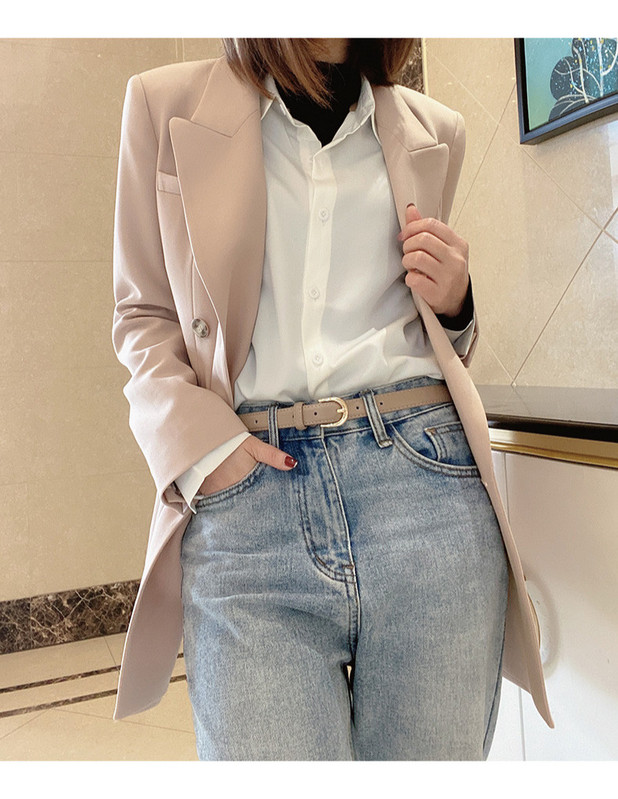 Bőr mindennapi női öv