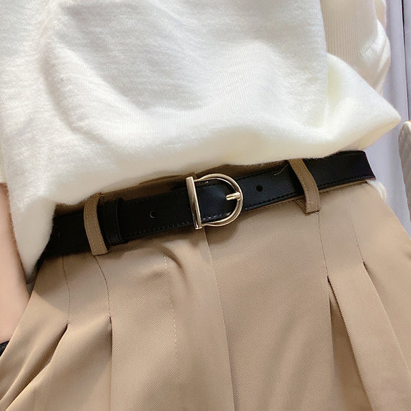 Női alkalmi műbőr öv