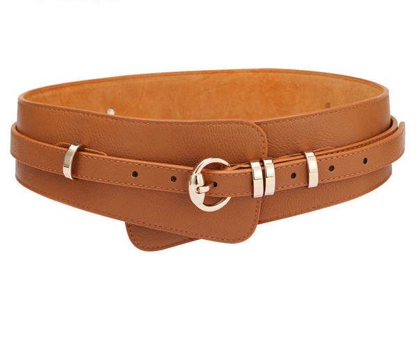 Bőr modern női öv három színben