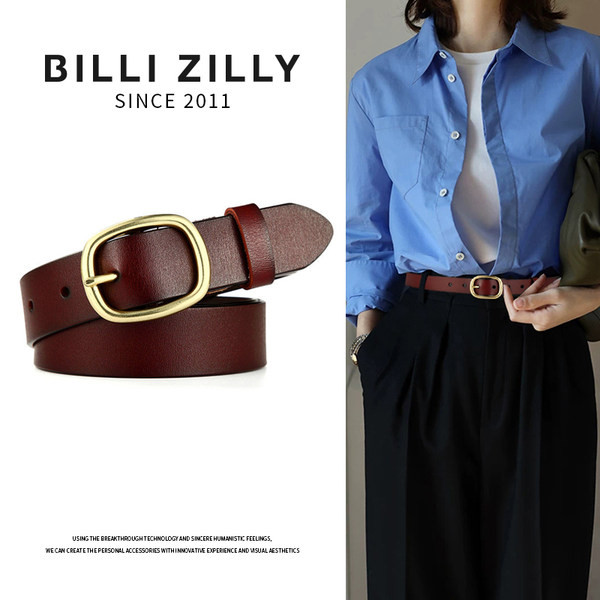 Női öv tiszta eco bőrből