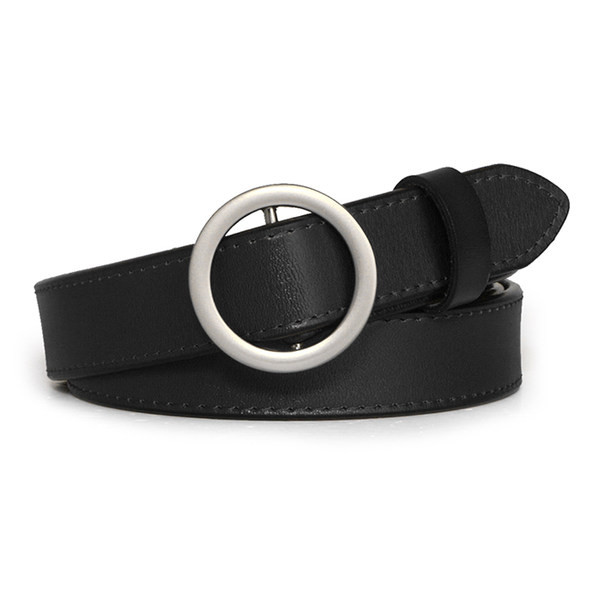 Bőr vékony női öv - két színben