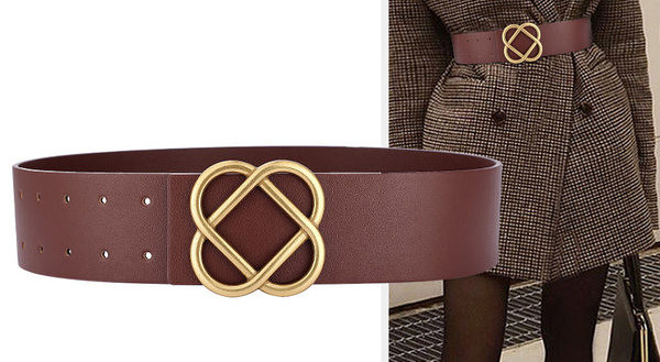 Új modell széles női öv fém rögzítéssel