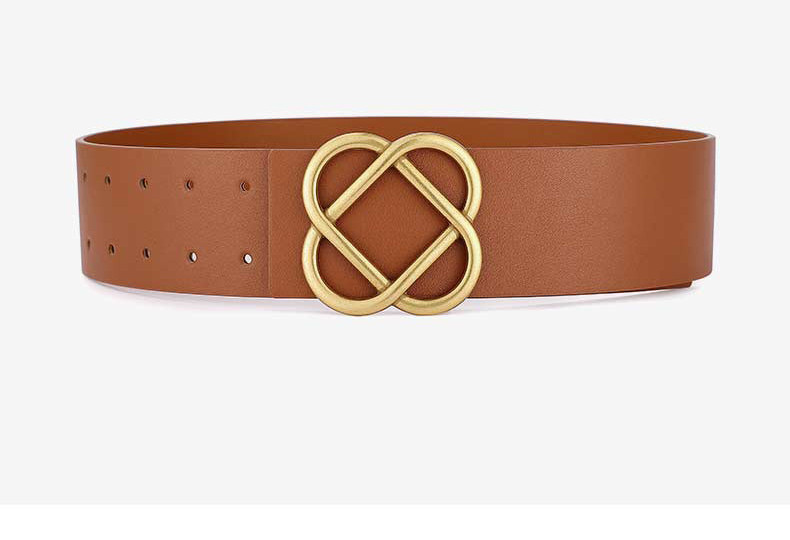 Új modell széles női öv fém rögzítéssel