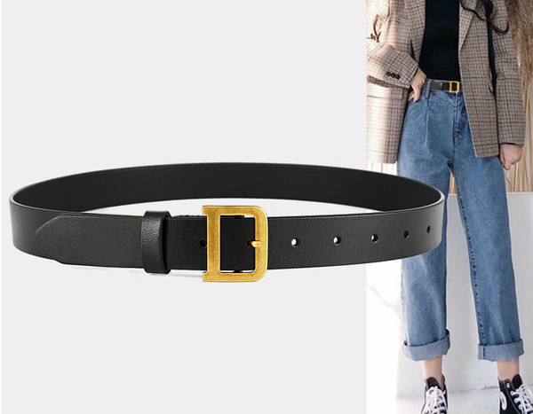 Alkalmi női öv fém csattal