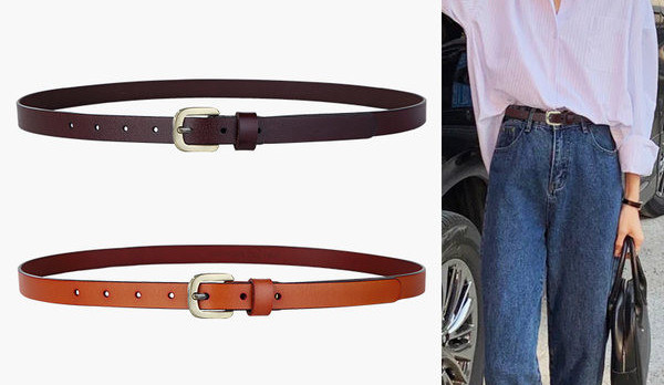 Sima női karcsú öv több színben