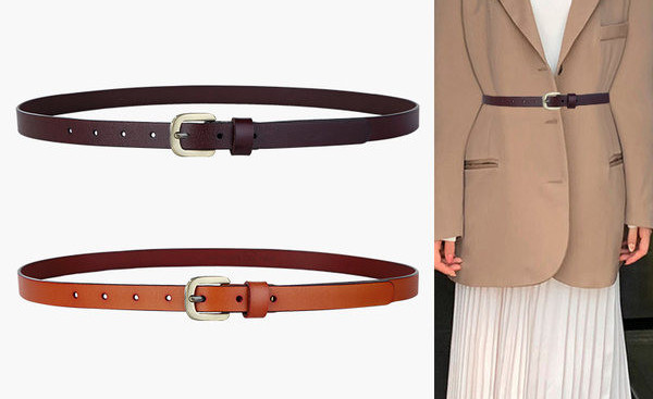 Sima női karcsú öv több színben