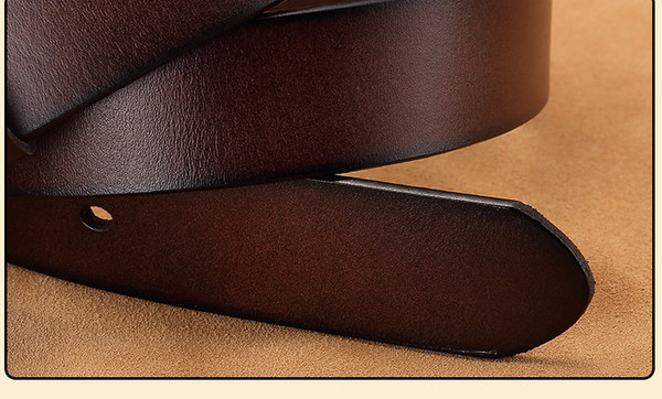 Új modell női bőr öv fém csattal