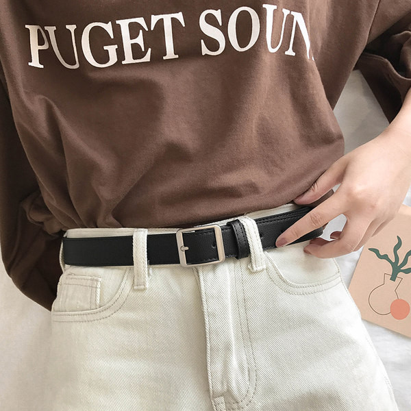 Napi öv négyszögletes csattal