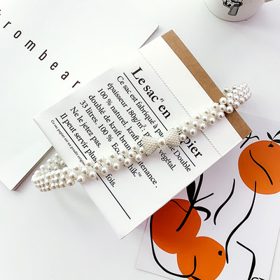 Aktuális női gyöngyös öv - többféle modell