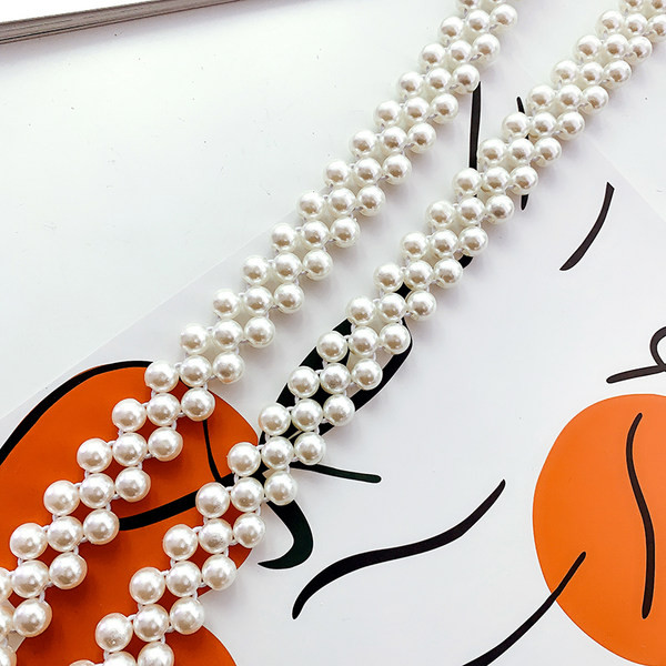 Aktuális női gyöngyös öv - többféle modell