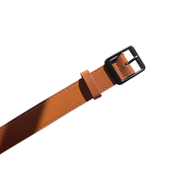 Sima széles modell női bőr öv