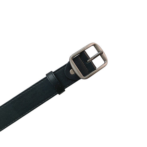 Bőr öv fekete színben