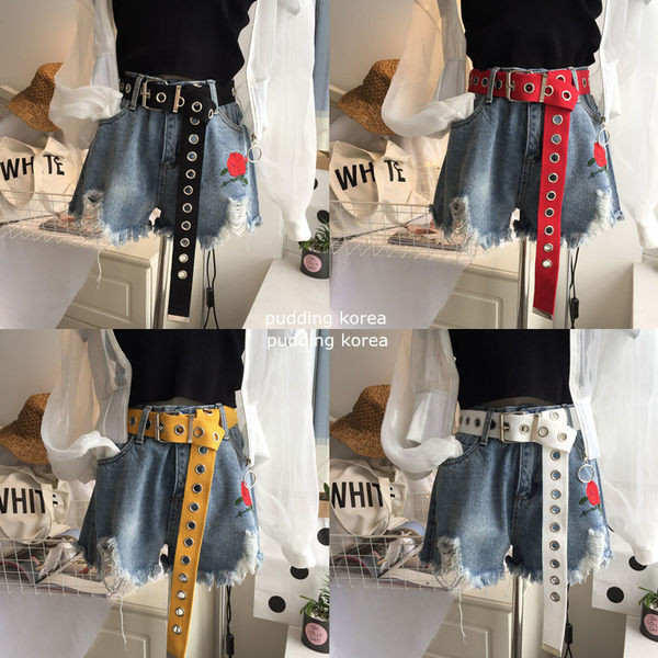 Fém kockás női öv több színben