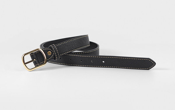 Nappali női bőr öv csattal