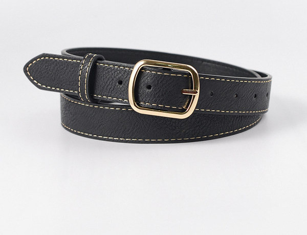 Nappali női bőr öv csattal