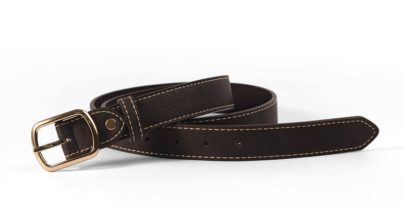 Nappali női bőr öv csattal