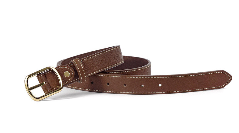 Nappali női bőr öv csattal