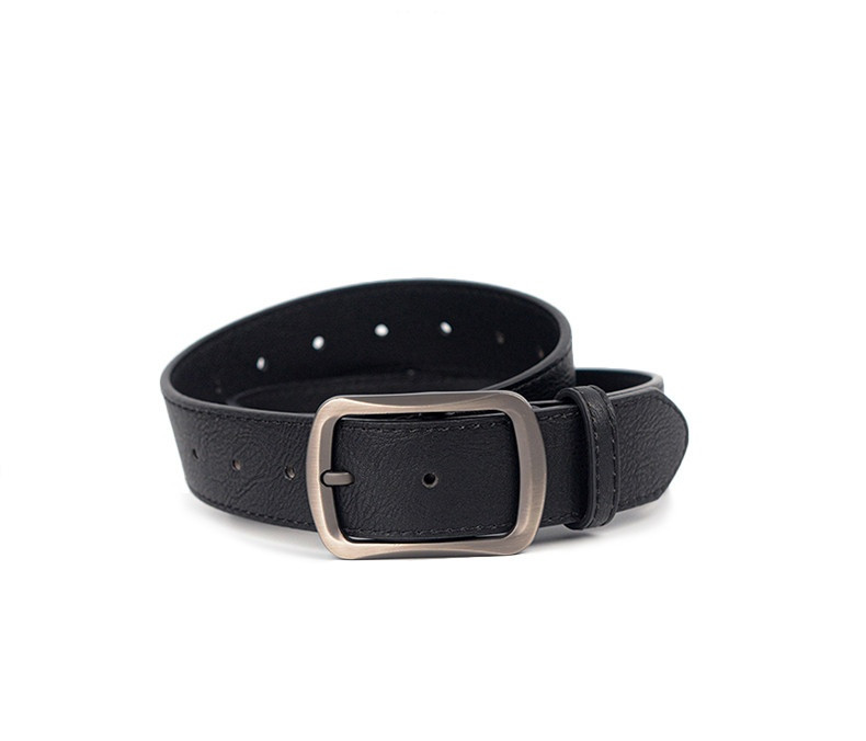 Modern fekete bőr női öv három modellben