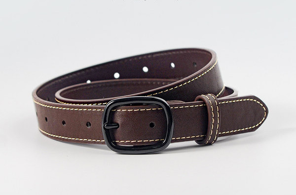 Női műbőr öv barna és fekete színben