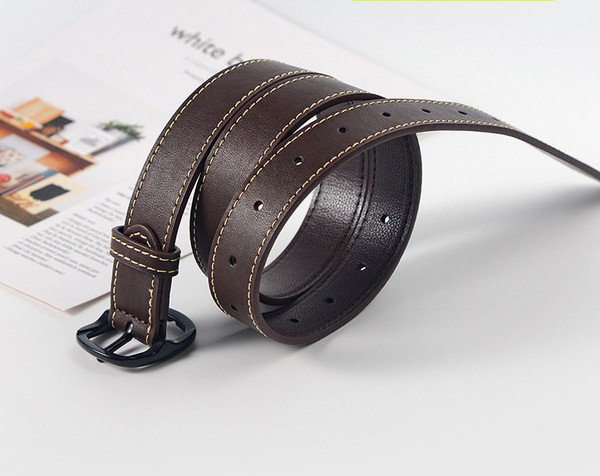 Női műbőr öv barna és fekete színben