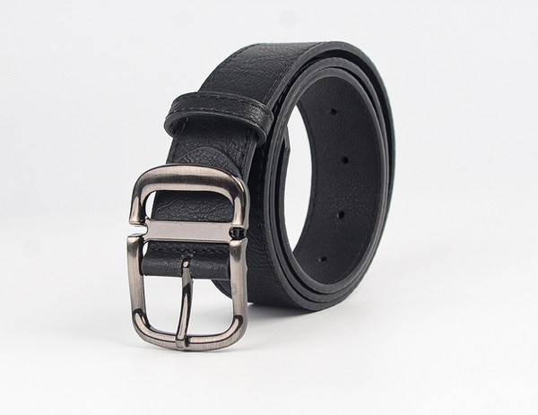 Fekete női öv ezüst csattal