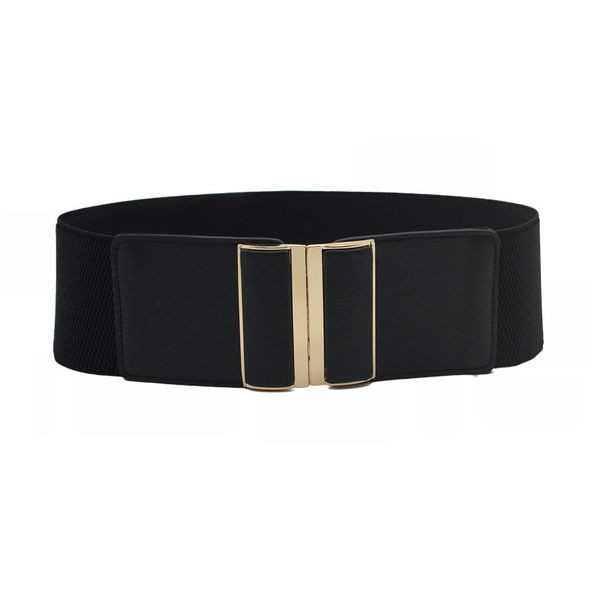 Széles modell női rugalmas öv csattal