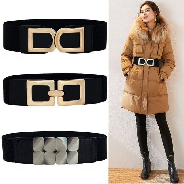 Modern női öv eko bőrből és textilből