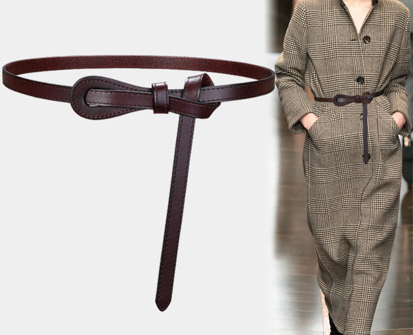 Moteriškas odinis diržas