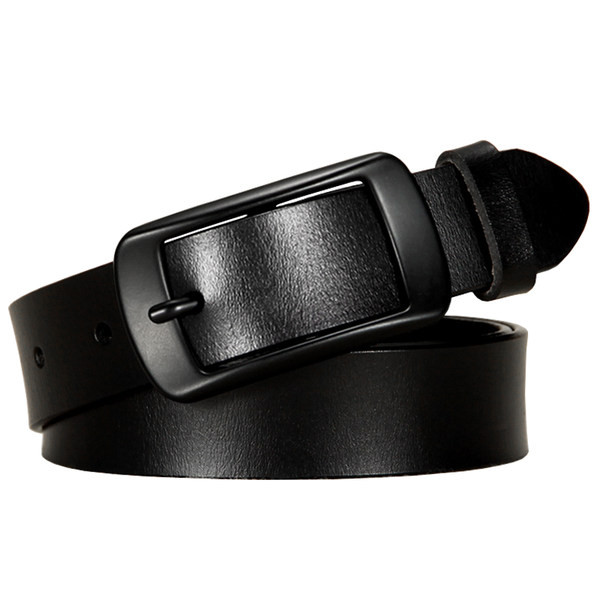 Curea de dama neagra din piele artificiala